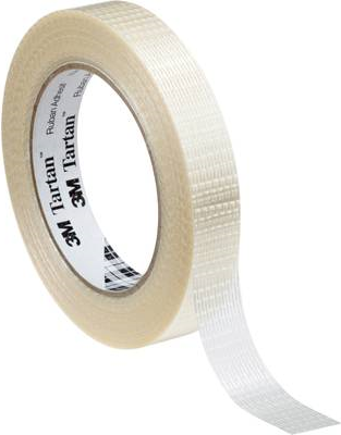 3 M Filament Tape Tartan 8954 Transparent 50 m x 75 mm 1 Roll
