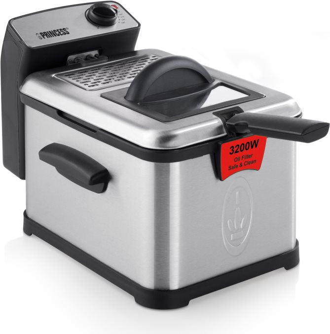 Princess Fritteuse Superior - Eins - black - Edelstahl - Stand-alone - Edelstahl - redation (01.183001.01.050)