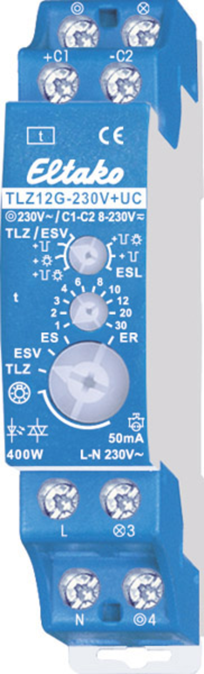 ELTAKO Stair Light Timer TLZ12G-230V+UC Solid-State Relay 230 V 23100831