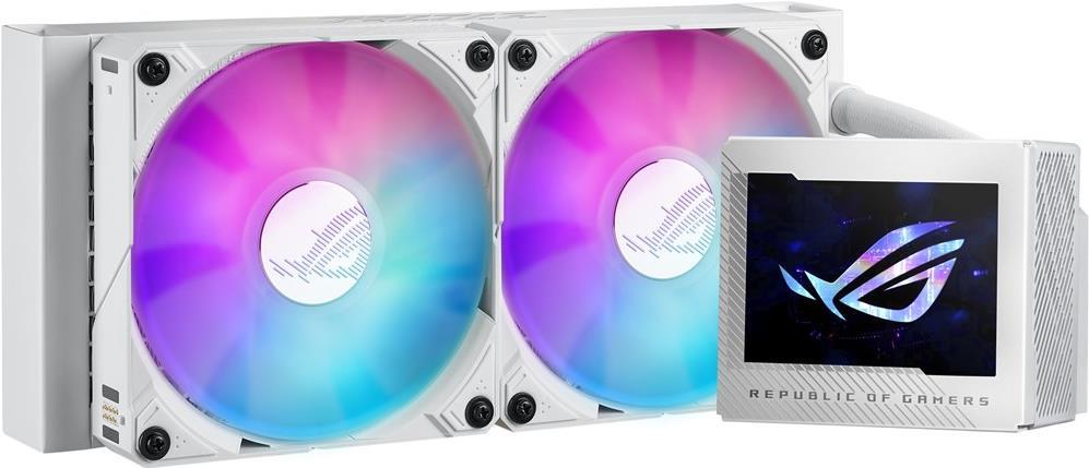 ASUS ROG RYUJIN III 240 ARGB - White Edition - Liquid CPU Cooling System - Cooler Size: 240 mm - (for: AM4, LGA1200, LGA1700, AM5, LGA115x Socket) - Copper - 120 mm (90RC00K2-M0UAY0)