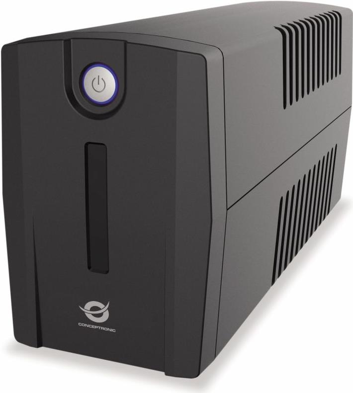 Conceptronic ZEUS07E 1000VA 600W USV - IEC - Line-Interaktiv - 1 kVA - 600 W - Sine - 220 V - 240 V (ZEUS07E)