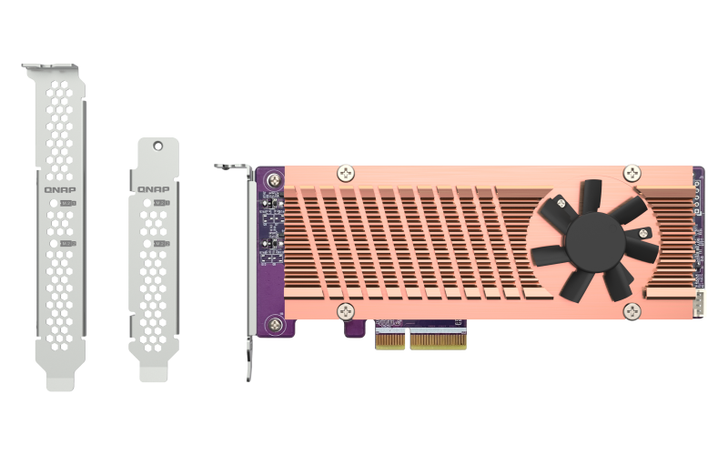 QNAP QM2-2P-344A - M.2 PCIe Low-Profile Controller - PCIe 3.0 x4