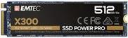 Emtec Power Pro X300 - SSD - 512 GB - M.2 2280 - PCIe 3.0 x4 (NVMe) (ECSSD512GX300)