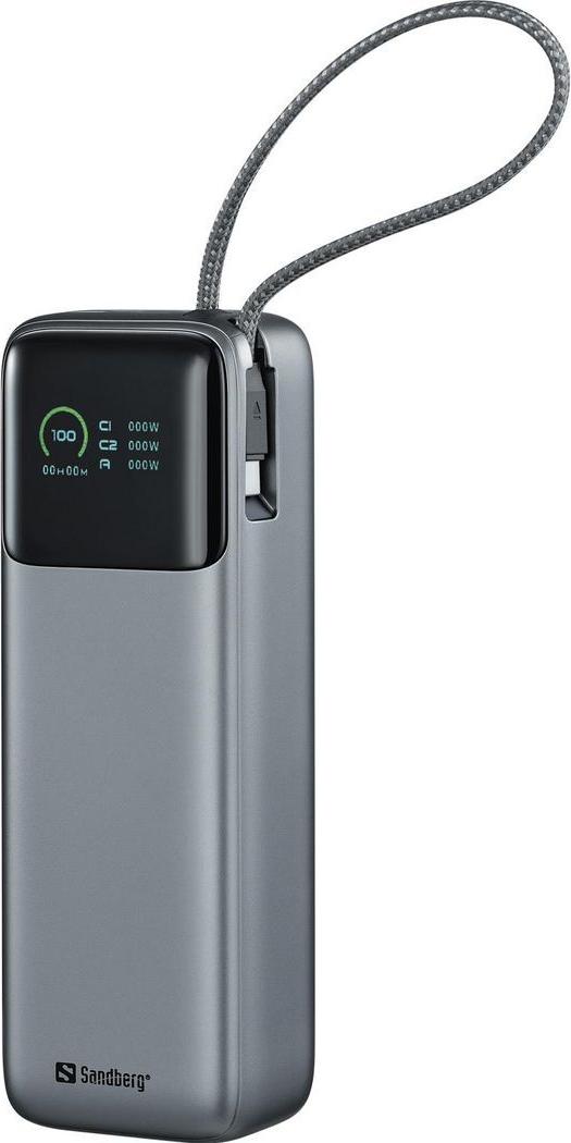 Sandberg All-in1 Powerbank 20000 PD 130W - USB-C & USB-A - 20000 mAh