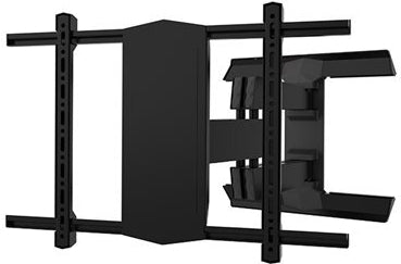 B-TECH Wall Mount 600x400 -50 kg for TVs up to 75''/tilt/swivel/black (BT8227/B)