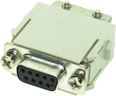 HARTING 09 14 009 3101 D-Sub 9-Pin Socket Module
