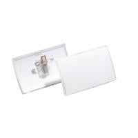 Durable Name Badge CLICK FOLD 54x90mm with Clip PP 25 Pieces 821419
