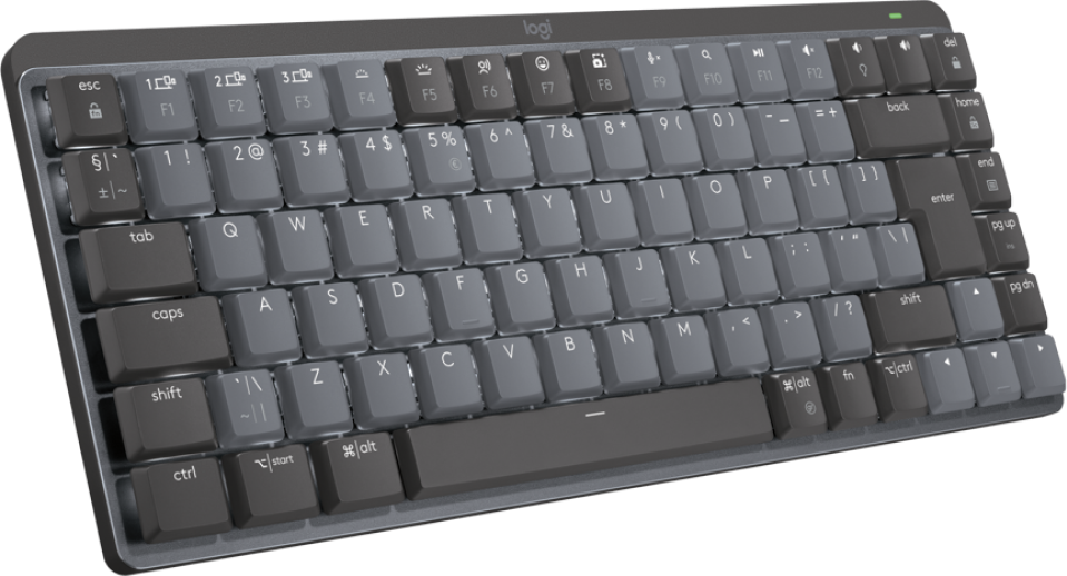 LOGITECH MX Mechanical Mini Wireless Keyboard, Graphite - US International - EMEA