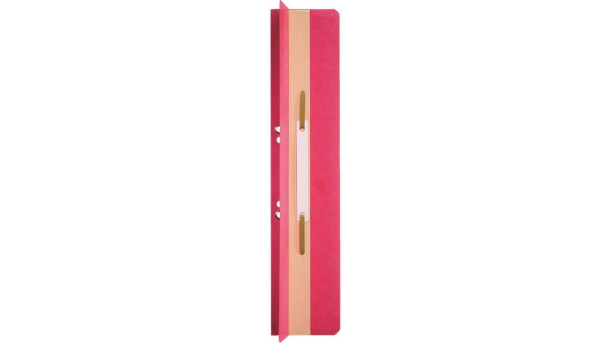 LEITZ Binding Spine, 65 x 305 mm, Manila Cardboard, Red, 250 g/m², Standard Hole Spacing (3726-00-25)