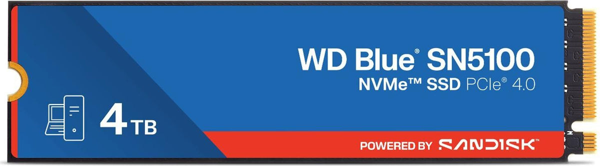 Western Digital 4TB WD Blue® SN5100 NVMe SSD, WDS400T5B0E