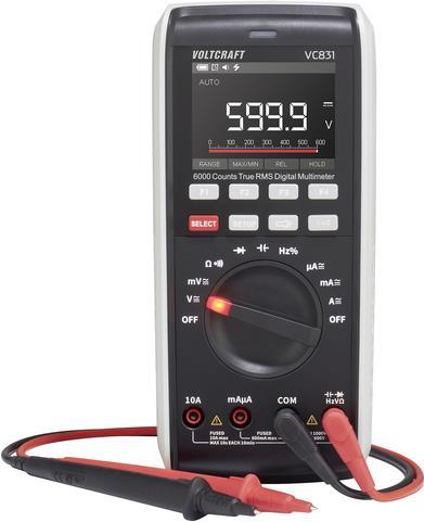 VOLTCRAFT VC-13110160 Handheld Multimeter CAT III 1000V CAT IV 600V 6000 Counts