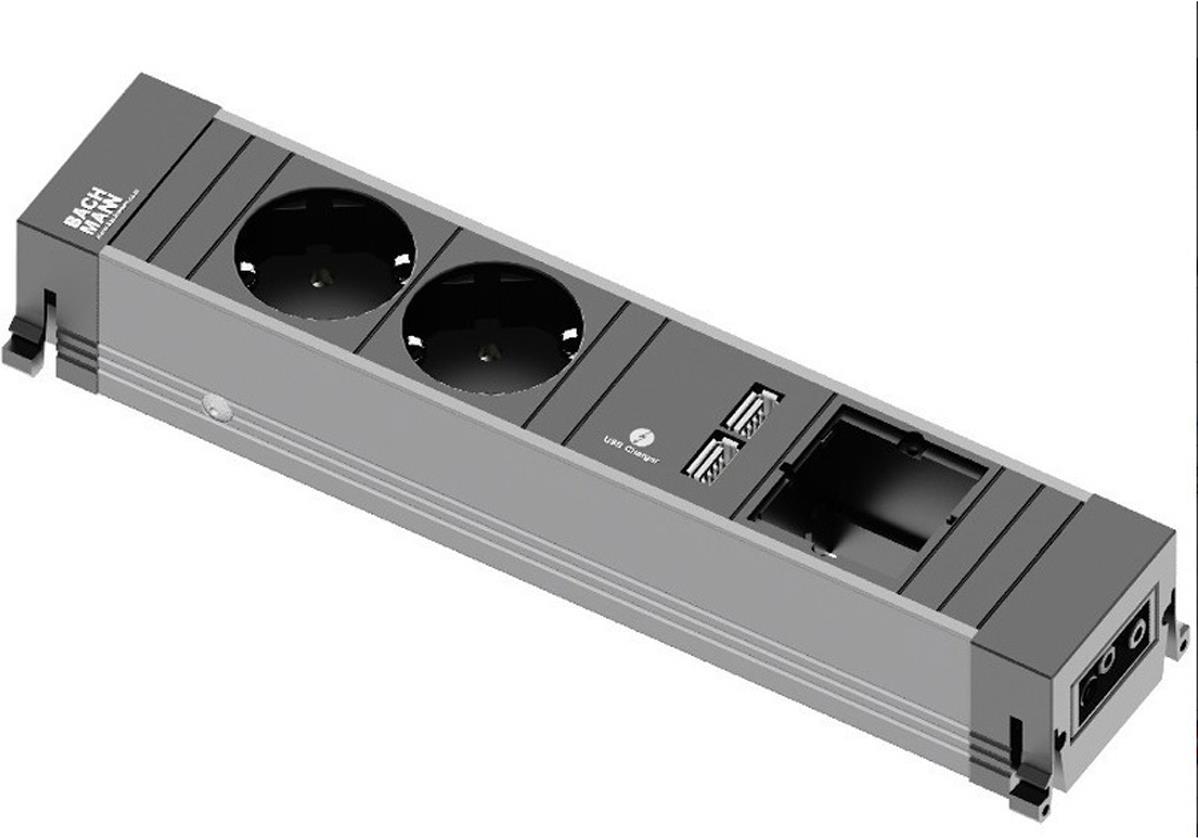 Bachmann CONFERENCE Extension Cable 4 Output Jacks - Black (909.0056) GST18i3