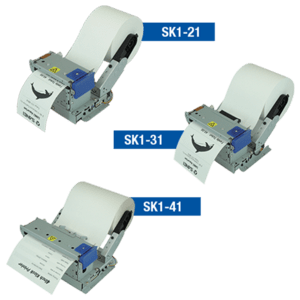 Sanei SK1-311SF4-Q-M-SP Receipt Printer - Direct Thermal - Roll (8.3 cm) - 203 dpi - USB, Serial - Cutter