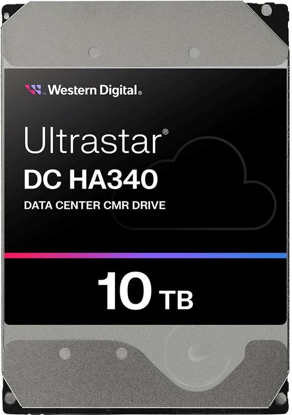 WD Ultrastar DC HA340 - Hard Drive - 10TB - Internal - 3.5" - SATA 6Gb/s - 7200 rpm - 512MB Buffer WUS721210BLE6L4 0B47062