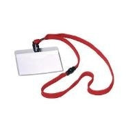 DURABLE Name Badge 60x90mm with Textile Strap, 10 Pieces (813903)