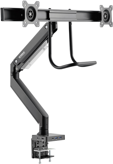 SpeaKa Professional SP-MM-820 Dual Monitor Desk Mount - 43.2 cm (17") to 81.3 cm (32") SP-10506480