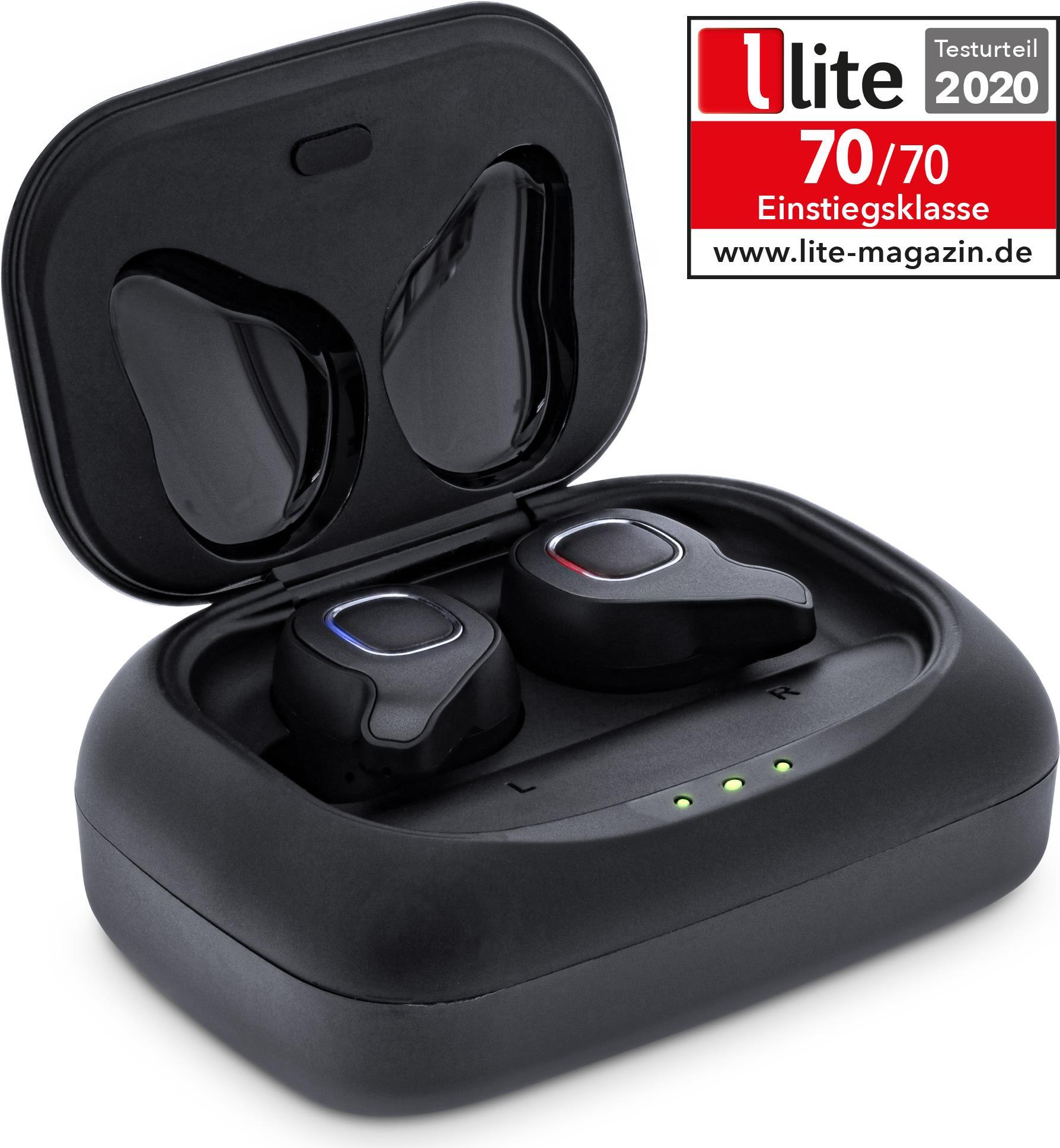 InLine PURE Air TWS In-Ear Headphones, Black, Model 55356T
