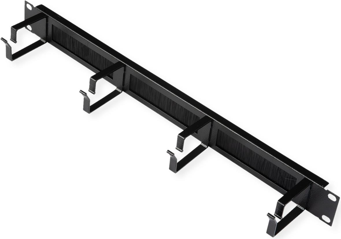 ROLINE 19 inch Patch Panel 1U with Brush Strip Black (26.21.0097) 44x60mm