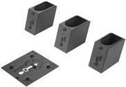 Lenovo Tiny/Nano Monitor Clamp II - Thin Client to Monitor Mount - Black M70q M75t M80q M90q P360 4XH0Z42451