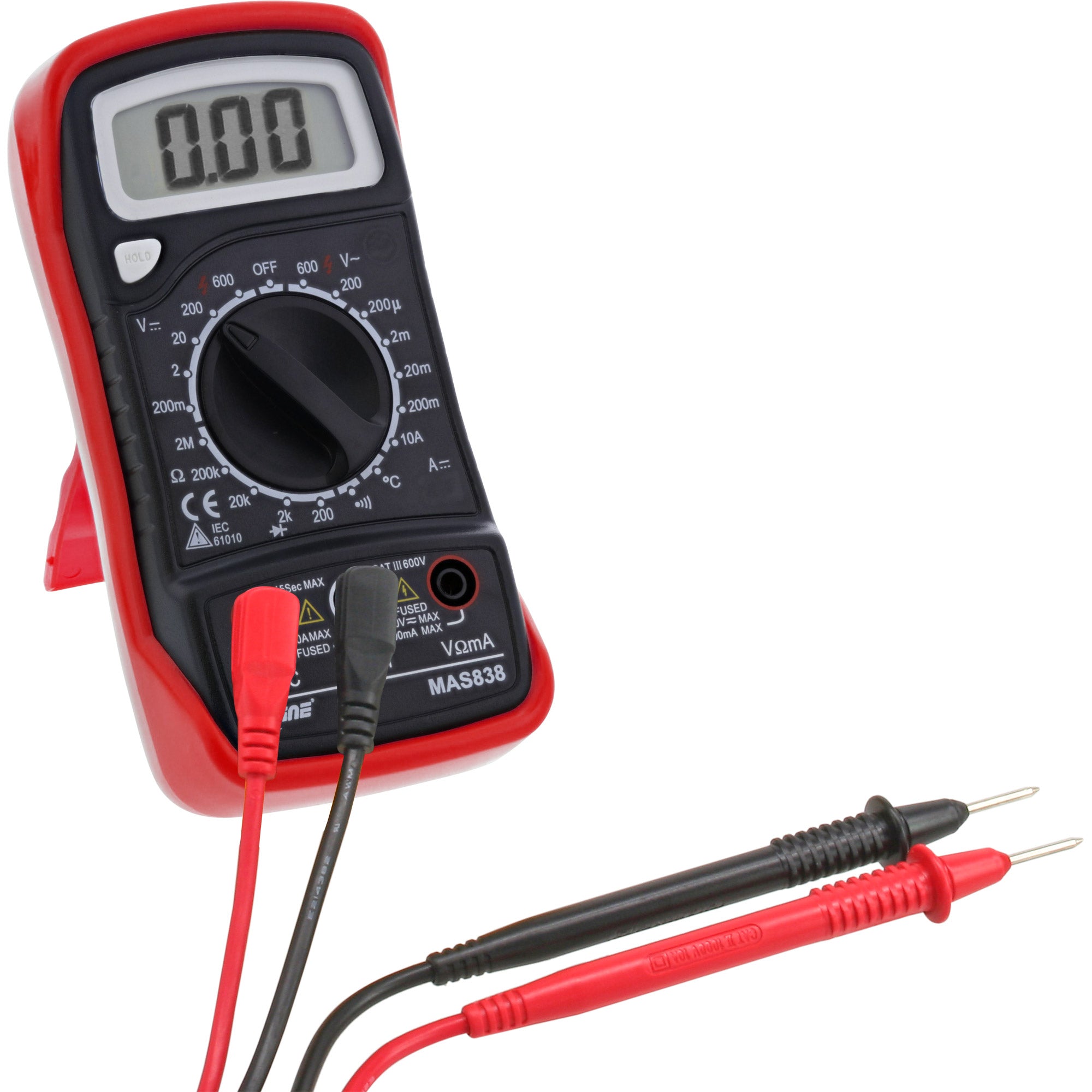 InLine - Multimeter with temperature sensor and transistor measurement (43117)
