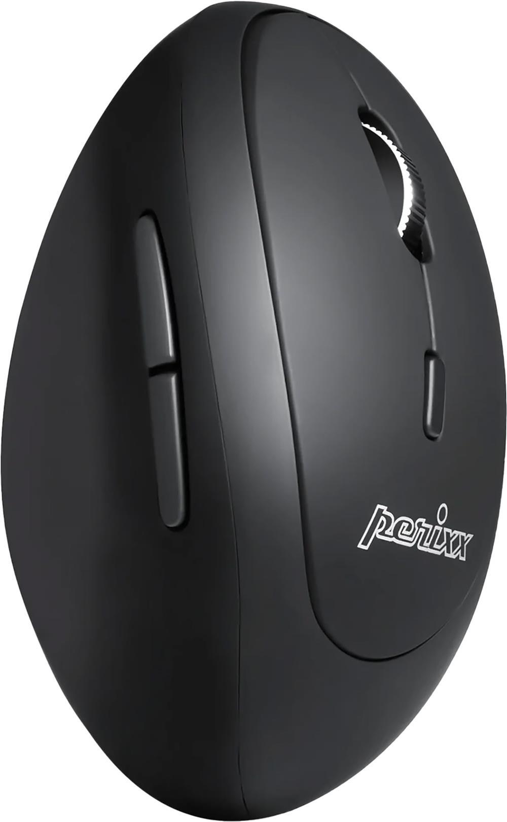 Perixx PERIMICE-819 Ergonomic Vertical Mouse Silent Click Multi-Device Black
