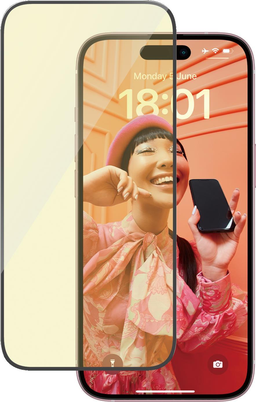 PanzerGlass Screen Protector for iPhone 15 6.1" Black 2813