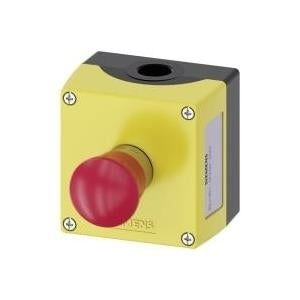 Siemens SIRIUS ACT 3SU1851-0NA00-2AA2 Mushroom Push Button - 500V - IP69K