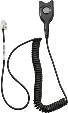 EPOS CSTD 01 Headset Cable EasyDisconnect to RJ-9 Male Standard Bottom Cable 1000836
