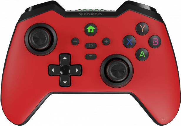 Genesis Gamepad MANGAN 400 Wireless Red/Black for PC/Switch (NJG-2102)