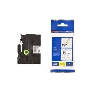 Brother TZe FX651 Flexitape Black on Yellow for P-Touch PT-2430,2470, 2700,2730, 7500,7600, 9500,9700, 9800, E500, E550, H500, P700 (ZFX651)