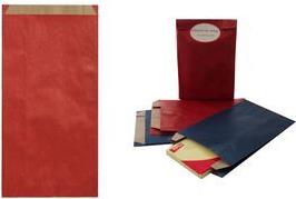 agipa Gift Bag 180 mm x 350 mm Red Kraft Paper 50 g/m² 1 Piece (101652)