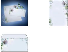 Sigel DU302 Christmas Envelope Green Pink White