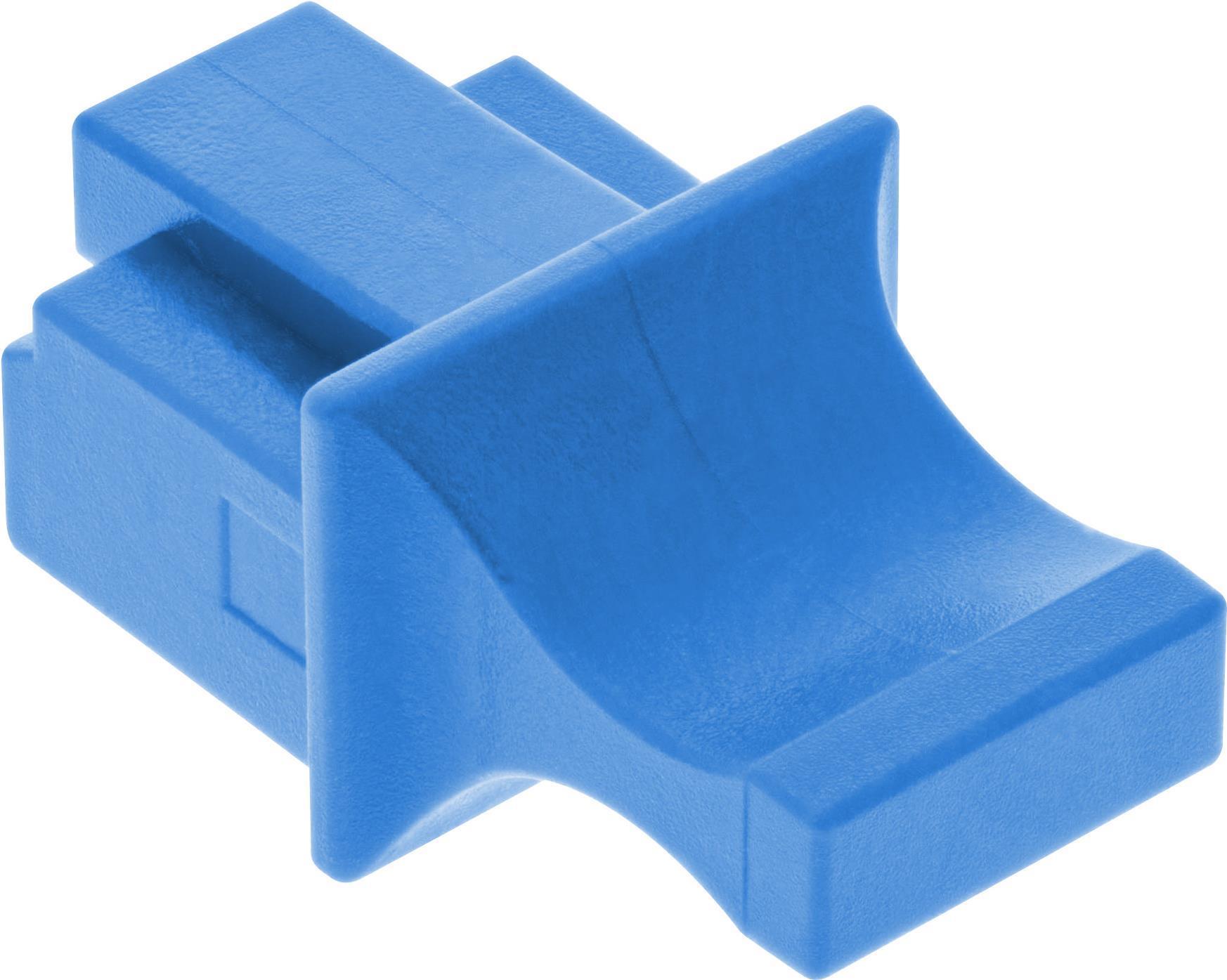 InLine - Dust Cover for RJ45 Socket - Blue - Pack of 100 - 59942D