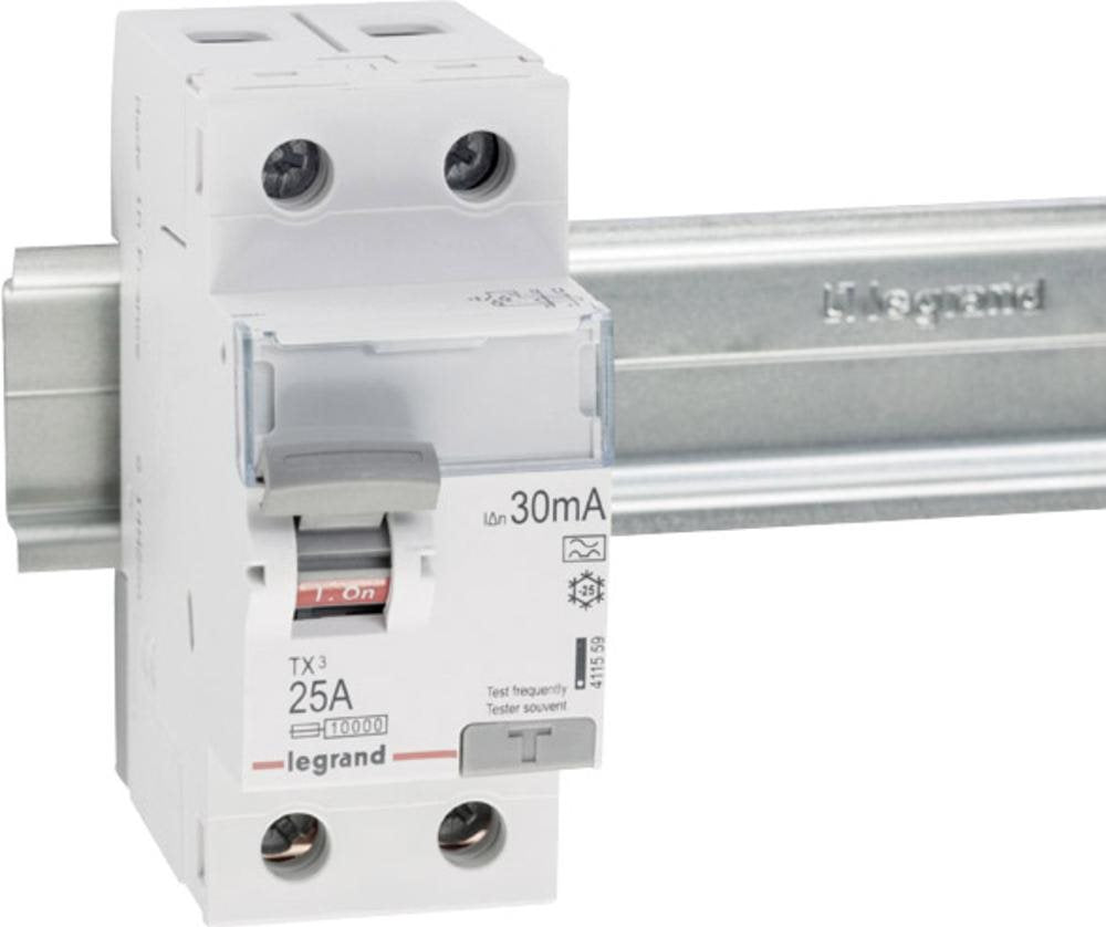 LEGRAND 411559 TX3 FI 25A 2p 30mA Type A