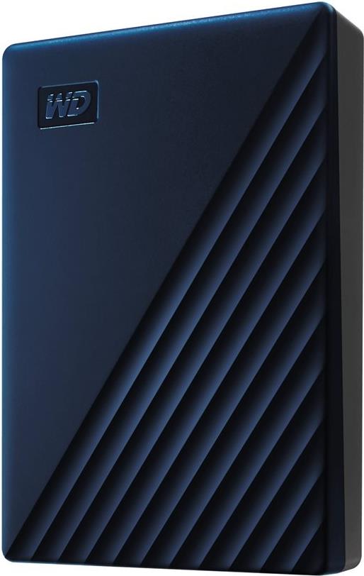WD My Passport for Mac - Encrypted Portable Hard Drive - 6TB - USB 3.2 Gen 1 - Blue (WDBK6C0060BBL-WESN)