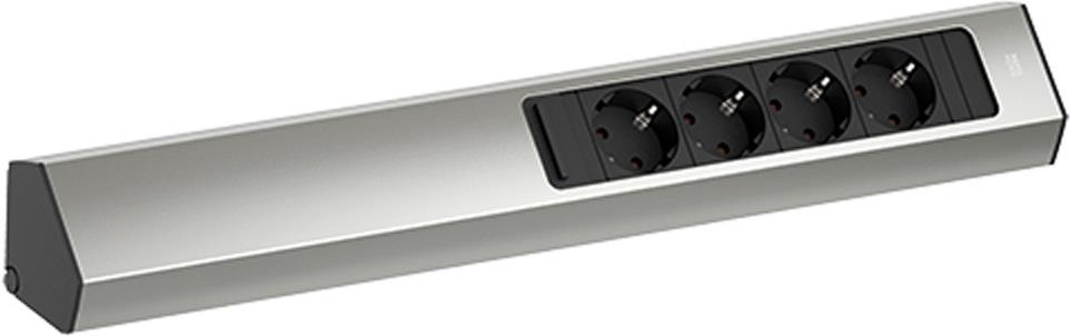 BACHMANN CASIA 4-Way Kitchen Socket Stainless Steel (932.004) 4xCEE7/3