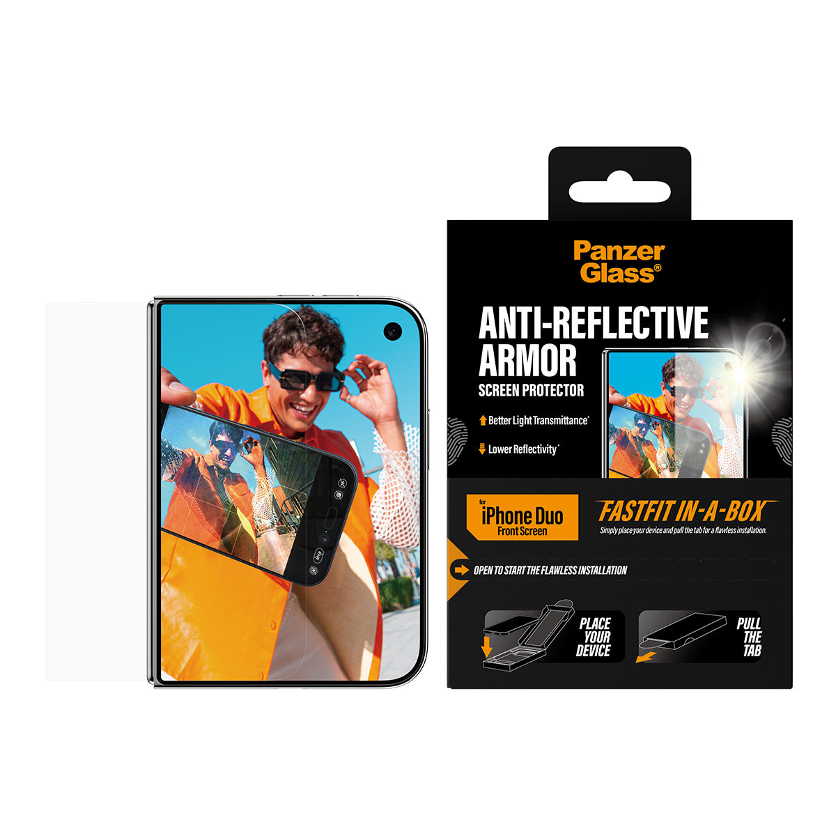 PanzerGlass Anti-reflective Armor Front Screen Protector iPhone 18 Duo (PG71937)