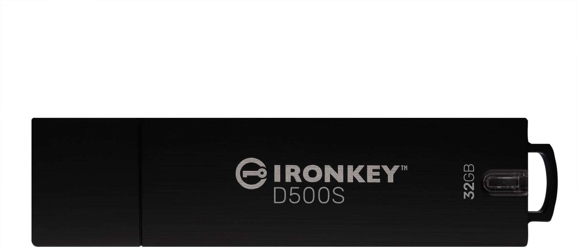 Kingston IronKey D500S Encrypted USB Flash Drive - 32GB