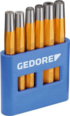 Gedore 125 B Rivet Extractor and Setter - 6-Piece Set (Gedore 8773600)