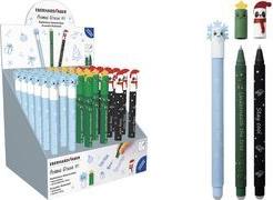 Faber-Castell Gelschreiber Animal Erase It! WINTER, 36 Display, 0.7 mm, Blue - 1 Piece (560196)