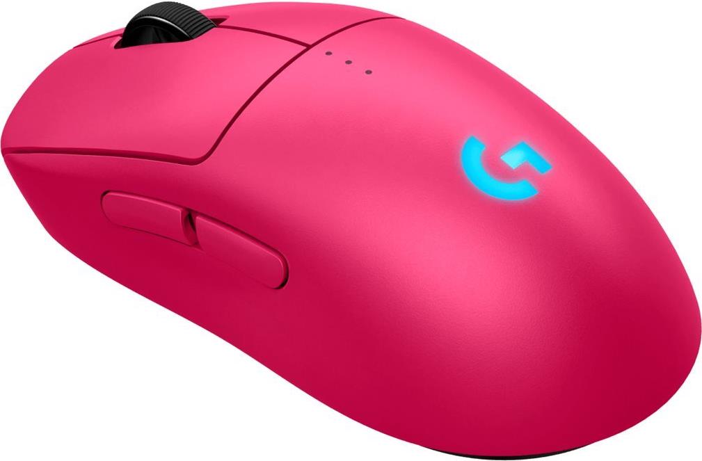 Logitech G PRO 2 Gaming Mouse - Optical - Wireless/Wired - Pink (910-007310)
