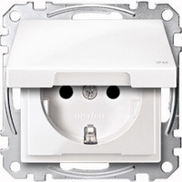 Merten MEG2314-0319 CEE 7/3 Socket White IP44
