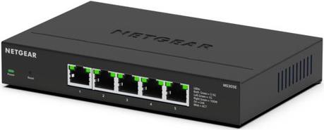 NETGEAR 300 Series Plus Managed Multi-Gigabit Switch - 5 x 100/1000/2.5 G - Desktop and Wall-Mountable (MS305E-100EUS)