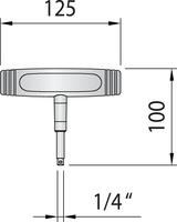 Gedore 763-05 Torque Wrench 1/4" (6.3 mm) 5 - 5 Nm 1947958