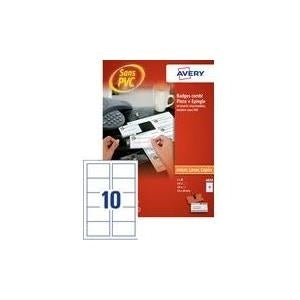 AVERY Name Badge with Clip 90 x 54 mm Transparent PVC-Free 1 Piece 4820.FR