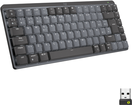 Logitech Master Series MX Mechanical Mini Keyboard - Backlit - Wireless
