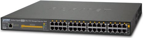 PLANET UPOE-1600 G - Managed Hub - 16 x 10/100/1000 (PoE) - Desktop