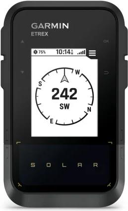 Garmin eTrex Solar Handheld GPS - 5.49 cm (2.16") - Black - Grey - 010-02782-00