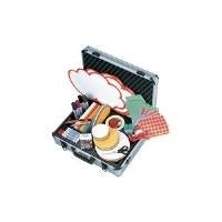 FRANKEN Moderationskoffer PROFI, 2.500 Teile, Aluminium Maße Koffer: (B)480 x (T)370 x (H)160 mm, Farbe: silber (UMK)
