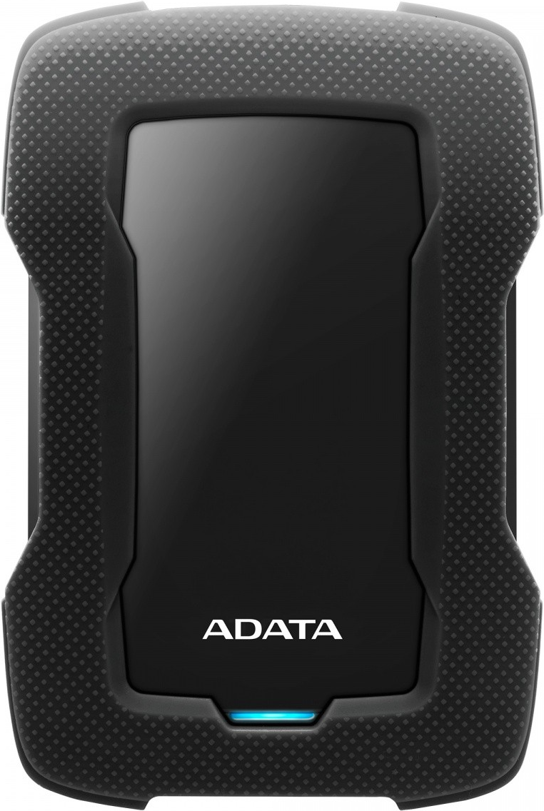 ADATA HD330 - External Hard Drive - 1 TB - USB 3.1 - 256-bit AES - Black